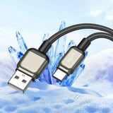 Cablu de Date cu Mufe USB si USB-C - Lito (LD17) - Black