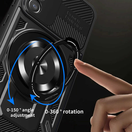 Husa de protectie Techsuit RuggedCam compatibil cu Xiaomi 15T, Mov