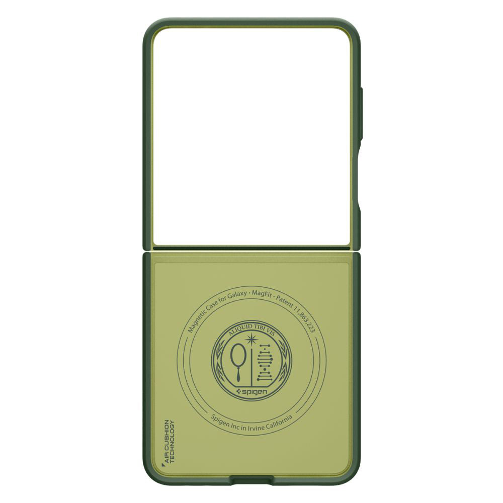 Husa de protectie Spigen Caseology Nano Pop MagSafe (ACS11159) compatibil cu Samsung Galaxy Z Flip7, Avo Green