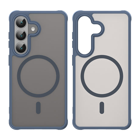 Husa de protectie Techsuit HaloFrost II MagSafe compatibil cu Samsung Galaxy S26, Bleumarin