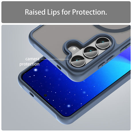 Husa de protectie Techsuit HaloFrost II MagSafe compatibil cu Samsung Galaxy S26, Bleumarin