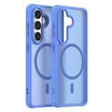 Husa de protectie Techsuit HaloFrost II MagSafe compatibil cu Samsung Galaxy S26, Albastru Cer