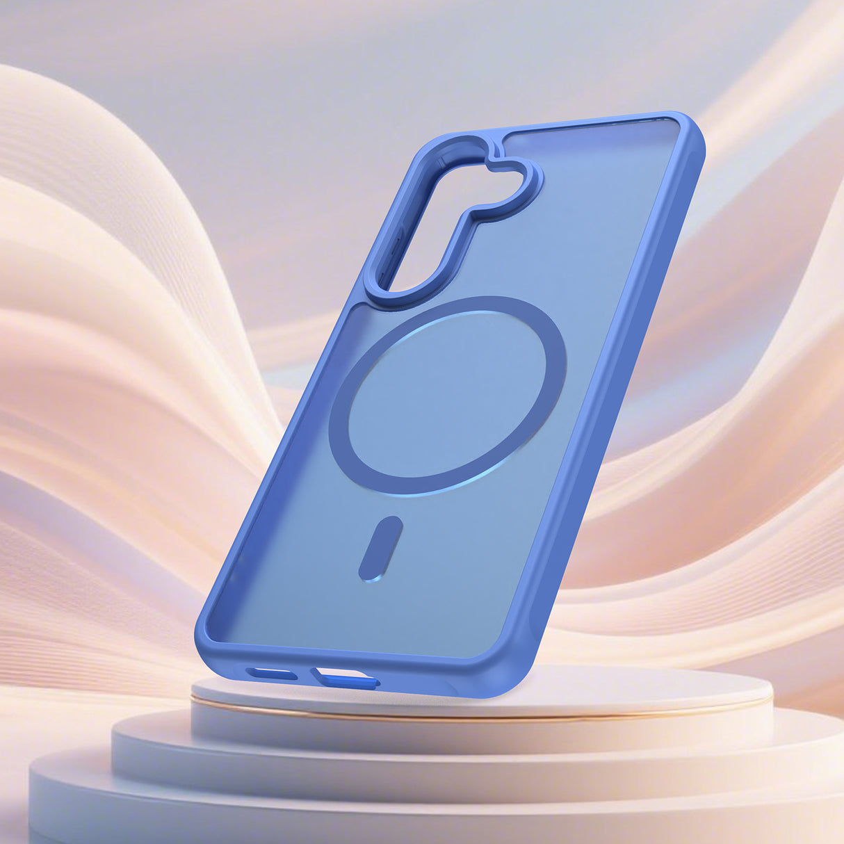 Husa de protectie Techsuit HaloFrost II MagSafe compatibil cu Samsung Galaxy S26, Albastru Cer