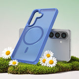 Husa de protectie Techsuit HaloFrost II MagSafe compatibil cu Samsung Galaxy S26, Albastru Cer