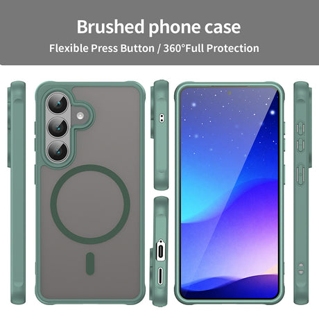 Husa de protectie Techsuit HaloFrost II MagSafe compatibil cu Samsung Galaxy S26, Verde