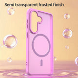 Husa de protectie Techsuit HaloFrost II MagSafe compatibil cu Samsung Galaxy S26, Roz