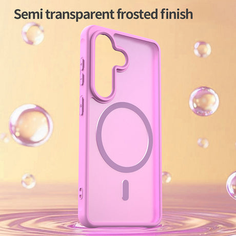 Husa de protectie Techsuit HaloFrost II MagSafe compatibil cu Samsung Galaxy S26, Roz