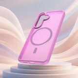 Husa de protectie Techsuit HaloFrost II MagSafe compatibil cu Samsung Galaxy S26, Roz