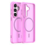 Husa de protectie Techsuit HaloFrost II MagSafe compatibil cu Samsung Galaxy S26, Roz