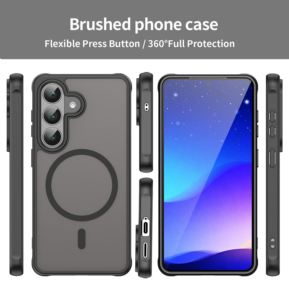 Husa de protectie Techsuit HaloFrost II MagSafe compatibil cu Samsung Galaxy S26, Negru