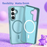 Husa de protectie Techsuit HaloFrost II MagSafe compatibil cu Samsung Galaxy S26, Verde Menta