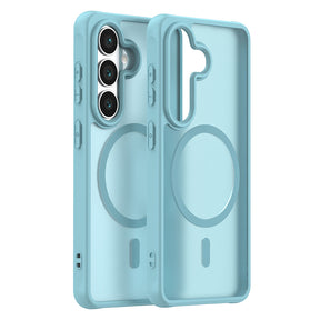 Husa de protectie Techsuit HaloFrost II MagSafe compatibil cu Samsung Galaxy S26, Verde Menta