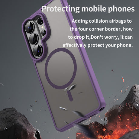 Husa de protectie Techsuit HaloFrost II MagSafe compatibil cu Samsung Galaxy S26 Ultra, Mov