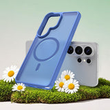 Husa de protectie Techsuit HaloFrost II MagSafe compatibil cu Samsung Galaxy S26 Ultra, Albastru Cer