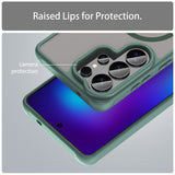 Husa de protectie Techsuit HaloFrost II MagSafe compatibil cu Samsung Galaxy S26 Ultra, Verde
