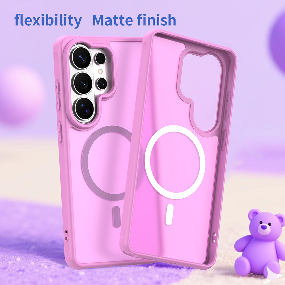 Husa de protectie Techsuit HaloFrost II MagSafe compatibil cu Samsung Galaxy S26 Ultra, Roz