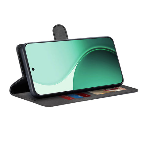 Husa de protectie Techsuit Diary Book compatibil cu Oppo Reno14, Negru