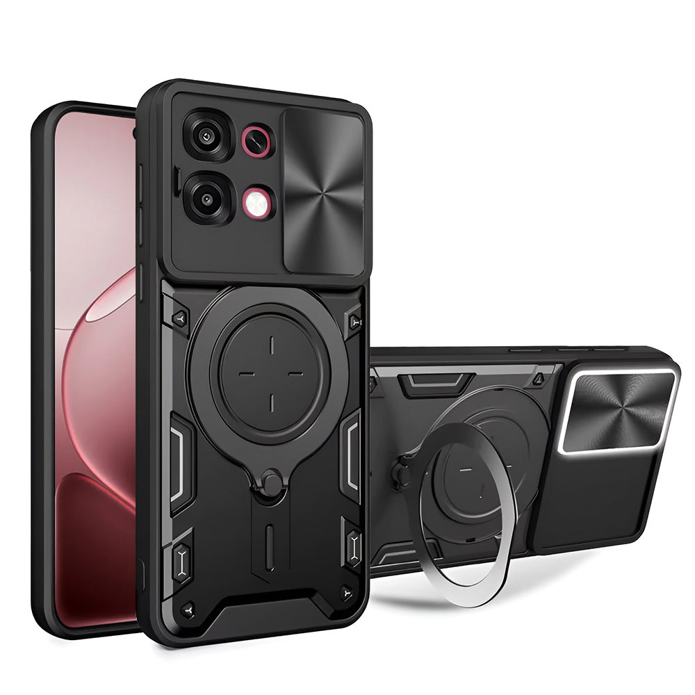 Husa de protectie Techsuit CamGuard Pro compatibil cu Oppo A6 Pro 4G / A6 Pro 5G, Negru