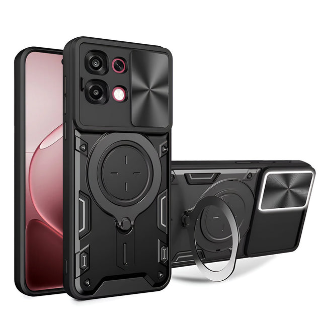 Husa de protectie Techsuit CamGuard Pro compatibil cu Oppo A6 Pro 4G / A6 Pro 5G, Negru