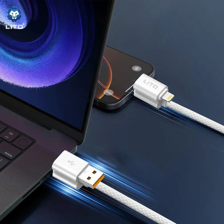 Cablu Lito Magnetic 4in1 (LD21), 5A High Current, 100W Fast Charging, Magnetic Design, Built-in Smart Chip, Negru