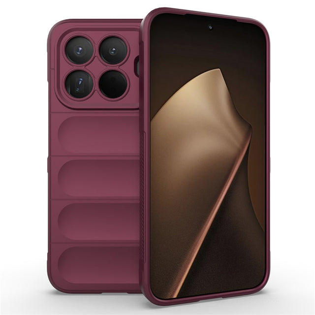 Husa de protectie Techsuit Magic Shield compatibil cu Xiaomi 15T Pro, Bordo