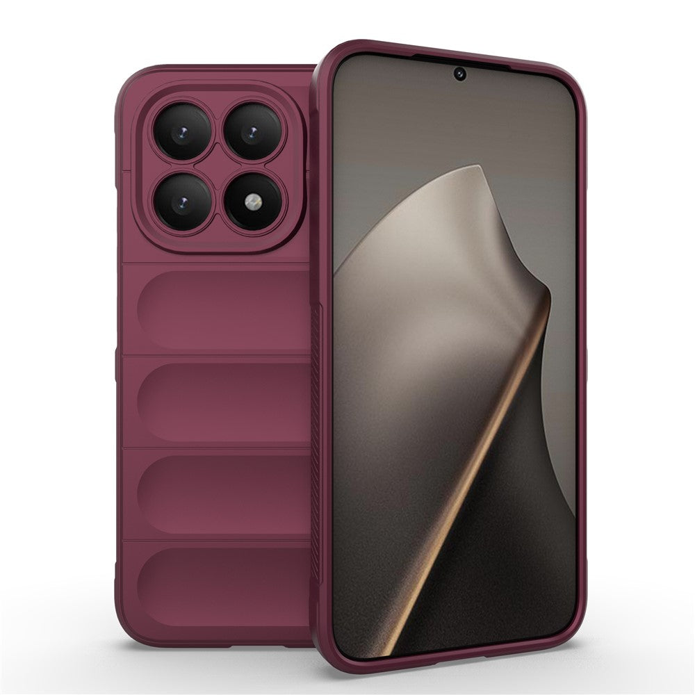 Husa de protectie Techsuit Magic Shield compatibil cu Xiaomi 15T, Bordo