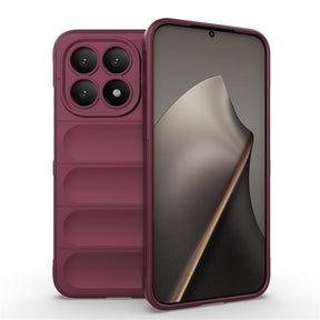 Husa de protectie Techsuit Magic Shield compatibil cu Xiaomi 15T, Bordo