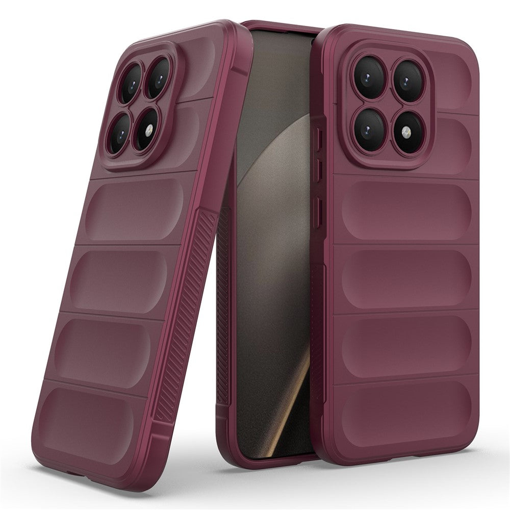 Husa de protectie Techsuit Magic Shield compatibil cu Xiaomi 15T, Bordo