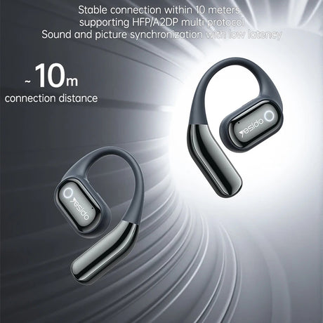 Casti Wireless Yesido (YSP26), Bluetooth V5.4, 500mAh, Negru