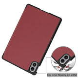 Husa de protectie tableta Techsuit FoldPro compatibil cu Xiaomi Redmi Pad 2 Pro, Rosu