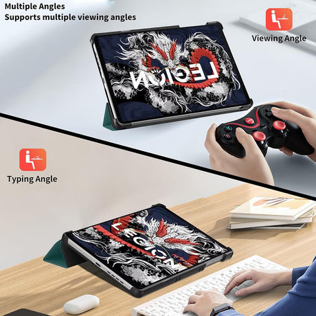 Husa de protectie tableta Techsuit FoldPro compatibil cu Lenovo Legion Tab Gen 3, Unicorn