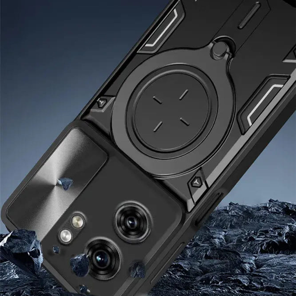 Husa de protectie Techsuit CamGuard Pro compatibil cu Honor X5c Plus, Roz Auriu