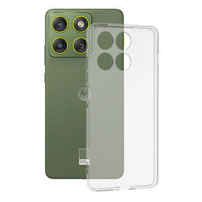 Husa de protectie Techsuit Clear Silicone compatibil cu Motorola Edge 70, Transparent
