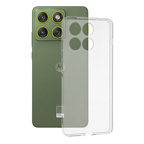 Husa de protectie Techsuit Clear Silicone compatibil cu Motorola Edge 70, Transparent