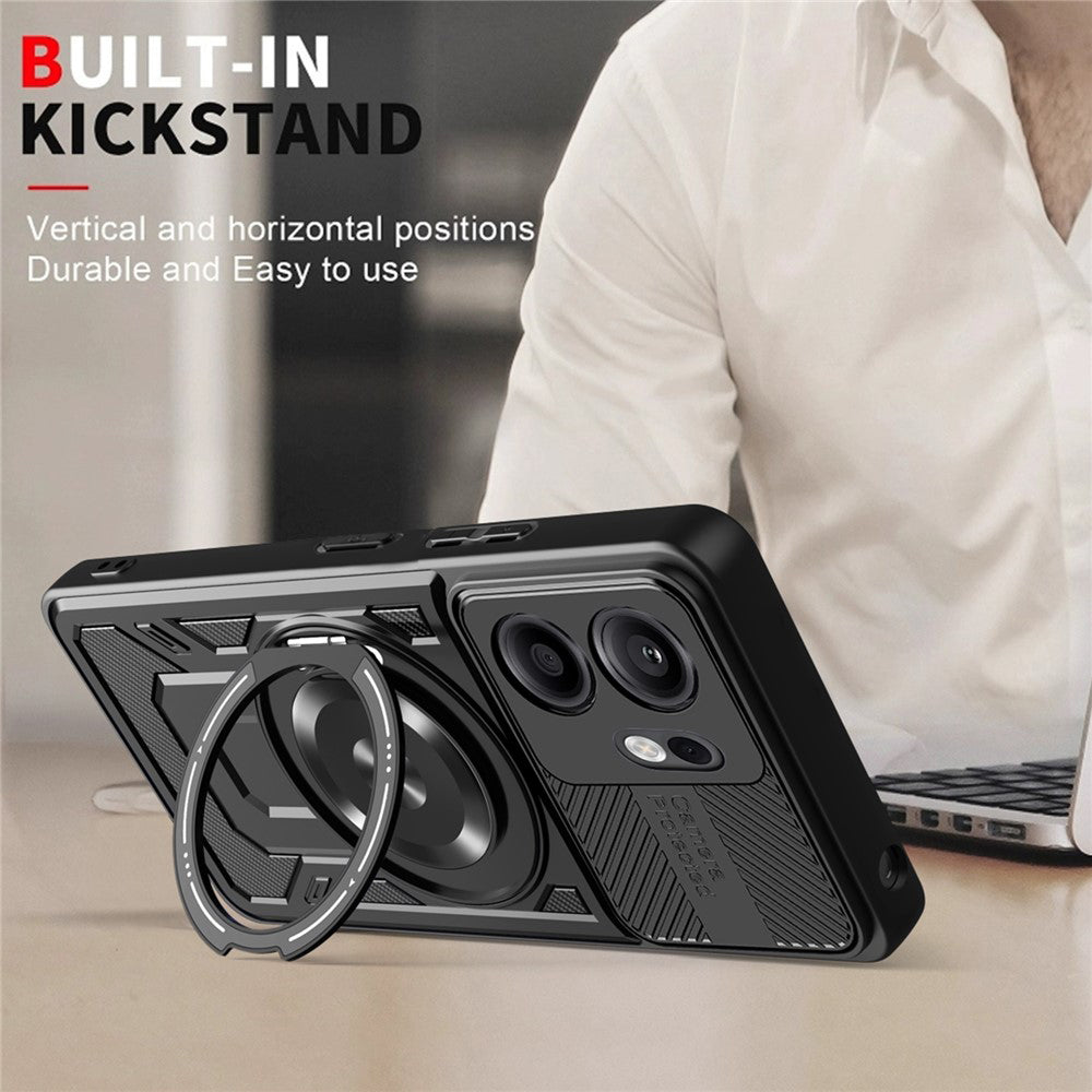 Husa de protectie Techsuit RuggedCam compatibil cu Oppo Reno14 F / Reno14 FS 5G, Mov