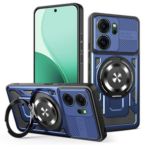 Husa de protectie Techsuit RuggedCam compatibil cu Oppo Reno14 F / Reno14 FS 5G, Albastru