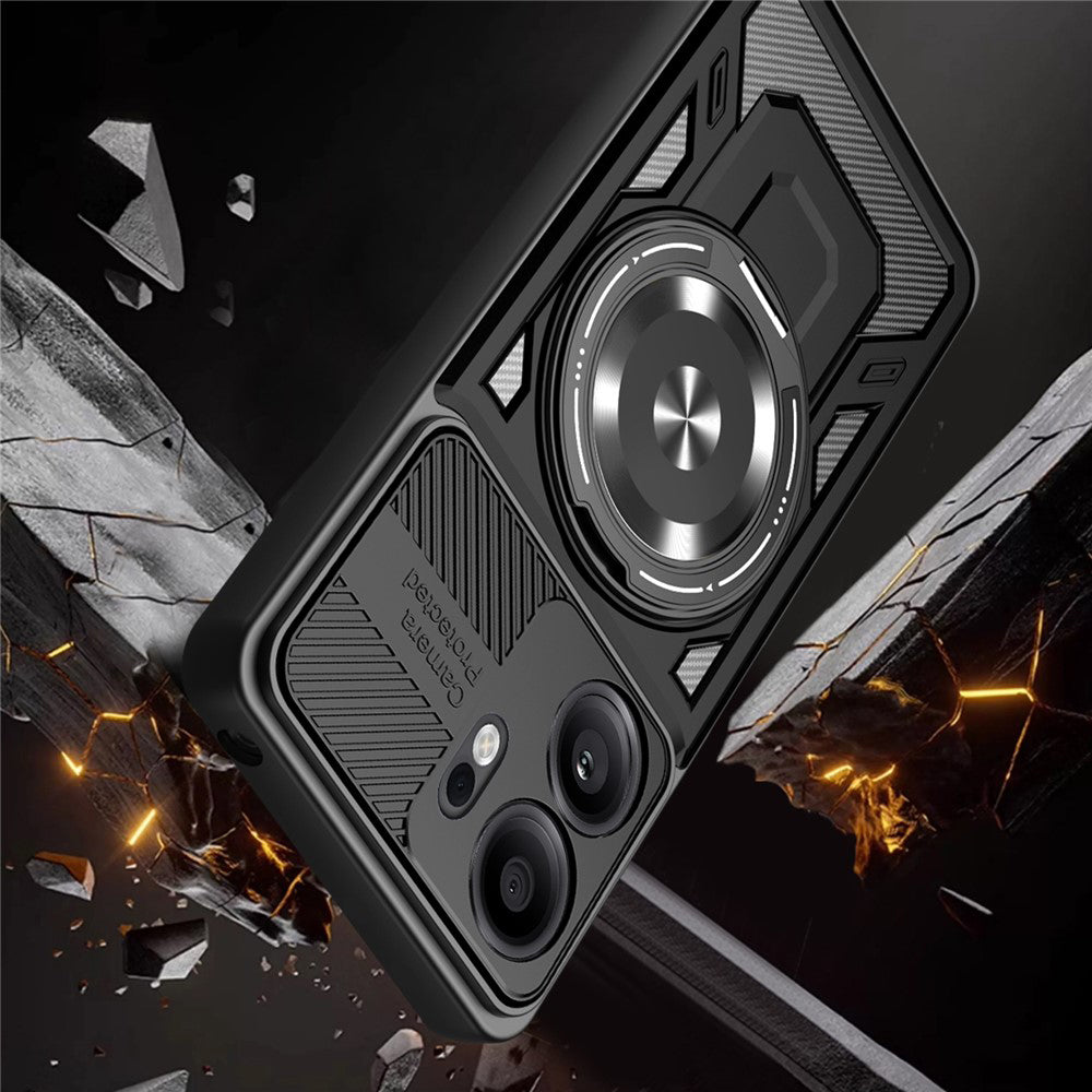 Husa de protectie Techsuit RuggedCam compatibil cu Oppo Reno14 F / Reno14 FS 5G, Albastru