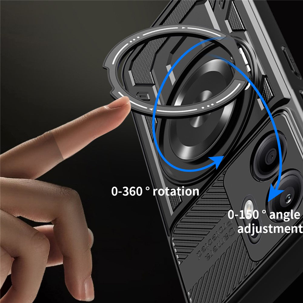 Husa de protectie Techsuit RuggedCam compatibil cu Oppo Reno14 F / Reno14 FS 5G, Albastru