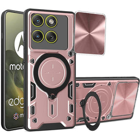 Husa de protectie Techsuit CamGuard Pro compatibil cu Motorola Edge 70, Roz Auriu