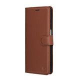 Husa de protectie Techsuit Leather Folio compatibil cu Honor X5c Plus, Maro