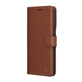 Husa de protectie Techsuit Leather Folio compatibil cu Motorola Edge 70, Maro