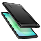 Husa de protectie tableta Spigen Rugged Armor (ACS10462) compatibil cu Samsung Galaxy Tab A11, Negru Mat