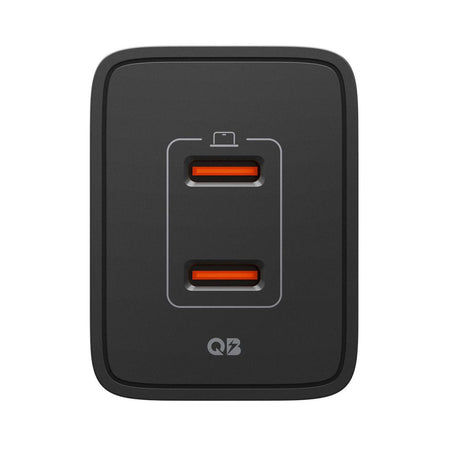 Incarcator Spigen Essential EE472EU (ACH09457), 2x Type-C, Fast Charging, Quantum Boost, 47W, Negru