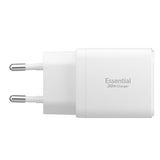 Incarcator Spigen Essential EE202EU (ACH08704), USB, Type-C, Fast Charging, Quantum Boost, 20W, Alb