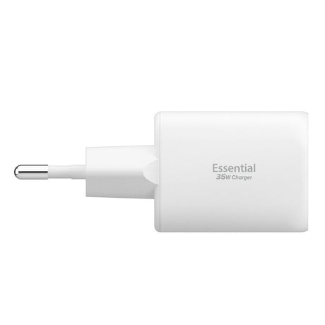 Incarcator Spigen Essential EE352EU (ACH09462), USB, Type-C, Fast Charging, Quantum Boost, 35W, Alb