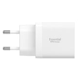 Incarcator Spigen Essential EE472EU (ACH08707), 2x Type-C, Fast Charging, Quantum Boost, 47W, Alb