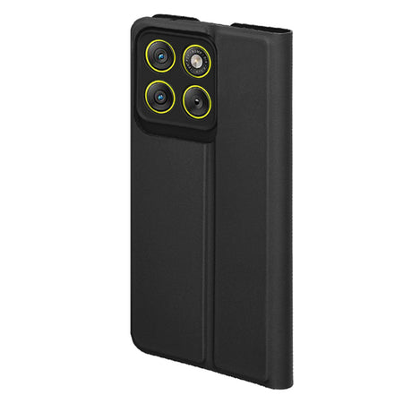 Husa de protectie Techsuit Magskin Book compatibil cu Motorola Edge 70, Negru