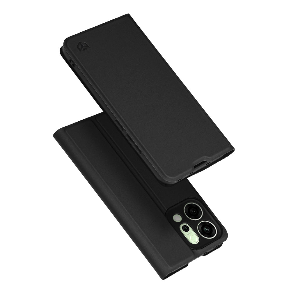 Husa de protectie Techsuit Magskin Book compatibil cu Oppo Reno14, Negru