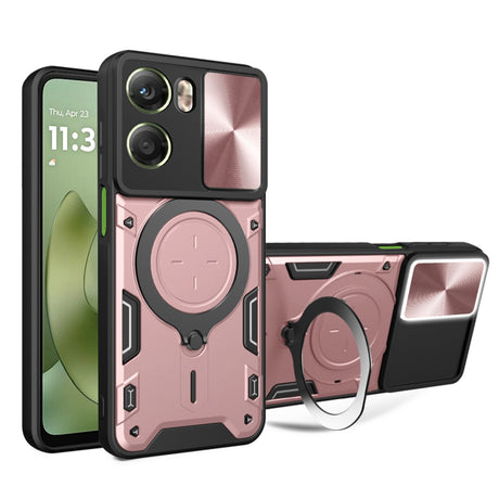 Husa de protectie Techsuit CamGuard Pro compatibil cu Motorola Moto G06, Roz Auriu