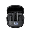 Casti Acefast (W2), TWS, Bluetooth 5.4, 4-Mic ENC, IPX4, 400mAh, LED Digital Display, Magnetic Design, Negru